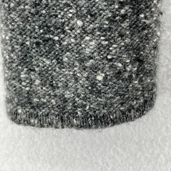 LAUREATE LANE Sweater Womens M Wool Blend Marled Notch Button Front Blazer Gray - Picture 11 of 16